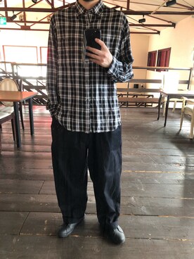 「MoonStar（ムーンスター）のMOONSTAR/810s/ムーンスター/エイトテンス KITCHE/キッチェ（スニーカー）」を使った、masato1199さん（メンズ・175cm）の秋コーディネート