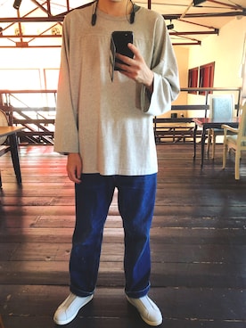 「MoonStar（ムーンスター）のMOONSTAR/810s/ムーンスター/エイトテンス KITCHE/キッチェ（スニーカー）」を使った、masato1199さん（メンズ・175cm）の秋コーディネート