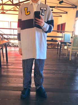 「RED KAP（レッドキャップ）のアイテム（スラックス）」を使った、masato1199さん（メンズ・175cm）の秋コーディネート