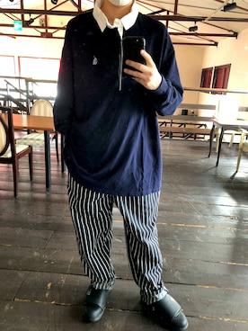 「RED KAP（レッドキャップ）のアイテム（スラックス）」を使った、masato1199さん（メンズ・175cm）の秋コーディネート