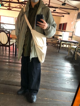 「ミリタリーコーデ」｜「アイテム（ダウンジャケット/コート）」を使った、masato1199さん（メンズ・175cm）の秋コーディネート
