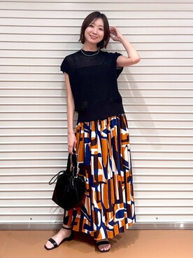 nami(Elura/ヤエチカ)さん(レディース・169cm)の秋コーディネート