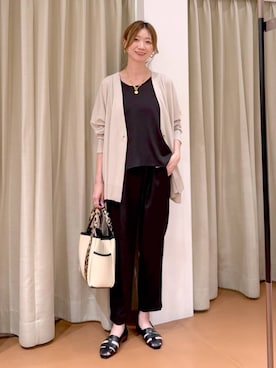 「アイテム（アクセサリー）」を使った、nami(Elura/ヤエチカ）さん（レディース・169cm）の春コーディネート