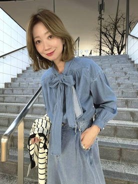 nami(Elura/ヤエチカ）さん（レディース・169cm）の春コーディネート