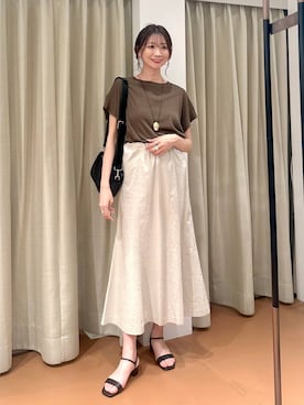 nami(Elura/ヤエチカ）さん（レディース・169cm・40代）の春コーディネート