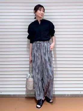 「LOWRYS FARM（ローリーズファーム）のチェーンネックレス　976398（ネックレス）」を使った、nami(Elura/ヤエチカ）さん（レディース・169cm）の春コーディネート