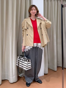 nami(Elura/ヤエチカ）さん（レディース・169cm）の春コーディネート