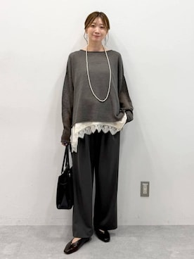 nami(Elura/ヤエチカ）さん（レディース・169cm）の春コーディネート