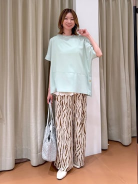 「Elura（エルーラ）のアイテム」を使った、nami(Elura/ヤエチカ）さん（レディース・169cm）の春コーディネート