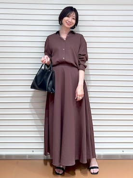 「アイテム（ネックレス）」を使った、nami(Elura/ヤエチカ）さん（レディース・169cm・30代）の夏コーディネート