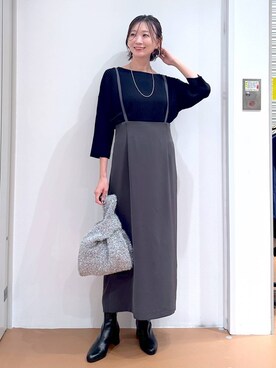 nami(Elura/ヤエチカ）さん（レディース・169cm）の秋コーディネート