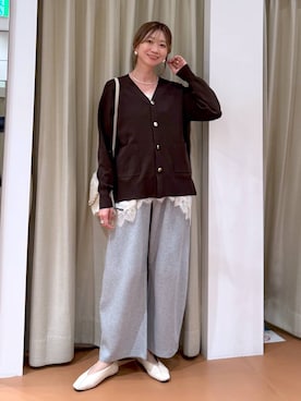 nami(Elura/ヤエチカ）さん（レディース・169cm）の冬コーディネート