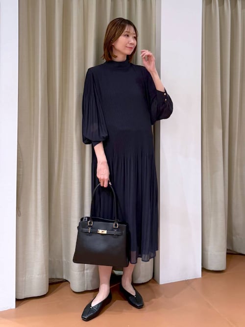 ≪入卒/セレモニー/通勤≫プリーツワンピース/603869（ワンピース
