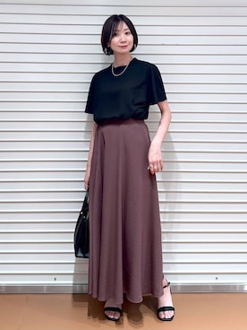 nami(Elura/ヤエチカ）さん（レディース・169cm）の秋コーディネート