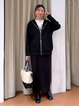 nami(Elura/ヤエチカ）さん（レディース・169cm）の冬コーディネート