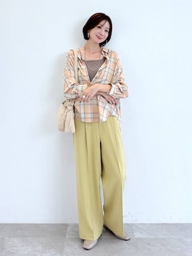 nami(Elura/ヤエチカ）さん（レディース・169cm）の秋コーディネート