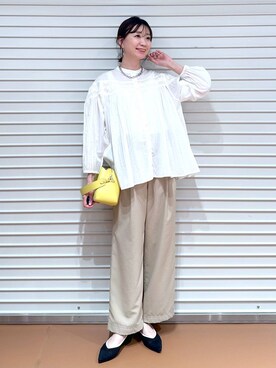 「LOWRYS FARM（ローリーズファーム）のチェーンネックレス　976398（ネックレス）」を使った、nami(Elura/ヤエチカ）さん（レディース・169cm）の春コーディネート