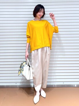 「LOWRYS FARM（ローリーズファーム）のチェーンネックレス　976398（ネックレス）」を使った、nami(Elura/ヤエチカ）さん（レディース・169cm）の春コーディネート