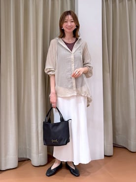 「Elura（エルーラ）のアイテム」を使った、nami(Elura/ヤエチカ）さん（レディース・169cm）の春コーディネート