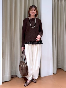 nami(Elura/ヤエチカ）さん（レディース・169cm）の冬コーディネート