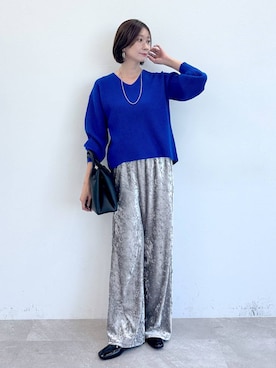 「アイテム（パンプス）」を使った、nami(Elura/ヤエチカ）さん（レディース・169cm・40代）の秋コーディネート