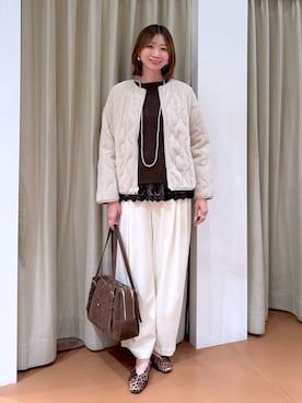 nami(Elura/ヤエチカ）さん（レディース・169cm）の冬コーディネート