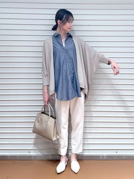 「LOWRYS FARM（ローリーズファーム）のチェーンネックレス　976398（ネックレス）」を使った、nami(Elura/ヤエチカ）さん（レディース・169cm）の春コーディネート