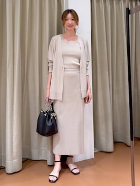 「Elura（エルーラ）のアイテム」を使った、nami(Elura/ヤエチカ）さん（レディース・169cm）の春コーディネート