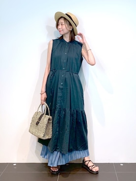 nami(Elura/ヤエチカ）さん（レディース・169cm）の夏コーディネート