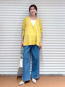 「アイテム（パンプス）」を使った、nami(Elura/ヤエチカ）さん（レディース・169cm・40代）の秋コーディネート