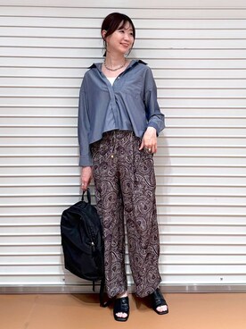 「LOWRYS FARM（ローリーズファーム）のチェーンネックレス　976398（ネックレス）」を使った、nami(Elura/ヤエチカ）さん（レディース・169cm）の春コーディネート