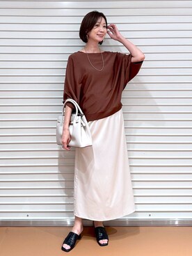 nami(Elura/ヤエチカ）さん（レディース・169cm）の秋コーディネート