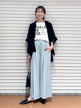 「アイテム（ハンドバッグ）」を使った、nami(Elura/ヤエチカ）さん（レディース・169cm・40代）の夏コーディネート