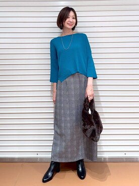 nami(Elura/ヤエチカ）さん（レディース・169cm）の秋コーディネート