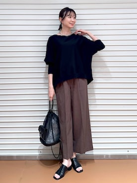 「LOWRYS FARM（ローリーズファーム）のチェーンネックレス　976398（ネックレス）」を使った、nami(Elura/ヤエチカ）さん（レディース・169cm）の春コーディネート