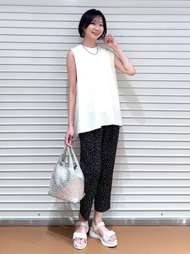 nami(Elura/ヤエチカ)さん(レディース・169cm)の夏コーディネート