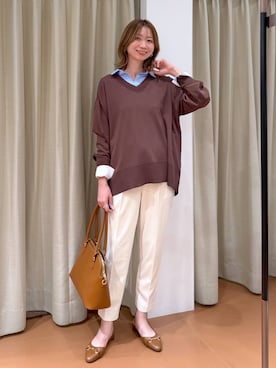 「Elura（エルーラ）のアイテム」を使った、nami(Elura/ヤエチカ）さん（レディース・169cm）の春コーディネート