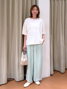 「Elura（エルーラ）のアイテム」を使った、nami(Elura/ヤエチカ）さん（レディース・169cm）の春コーディネート