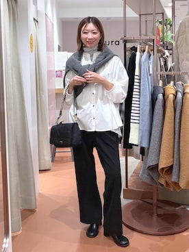 nami(Elura/ヤエチカ）さん（レディース・169cm）の冬コーディネート