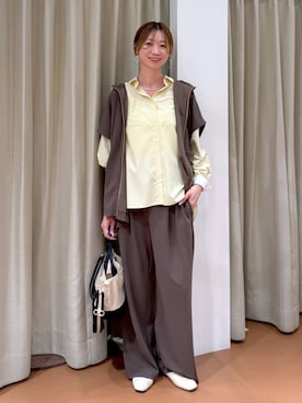 「Elura（エルーラ）のアイテム」を使った、nami(Elura/ヤエチカ）さん（レディース・169cm）の春コーディネート