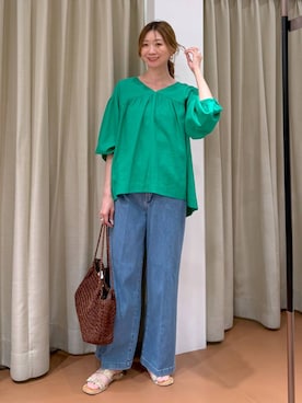 「Elura（エルーラ）のアイテム」を使った、nami(Elura/ヤエチカ）さん（レディース・169cm）の春コーディネート