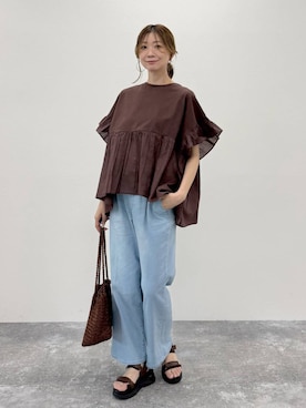 「Elura（エルーラ）のアイテム」を使った、nami(Elura/ヤエチカ）さん（レディース・169cm）の春コーディネート