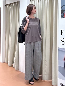 nami(Elura/ヤエチカ）さん（レディース・169cm）の秋コーディネート