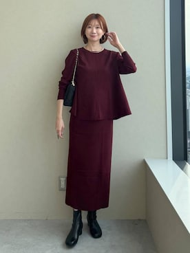 nami(Elura/ヤエチカ)さん(レディース・169cm)の秋コーディネート