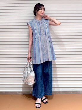 nami(Elura/ヤエチカ）さん（レディース・169cm）の夏コーディネート