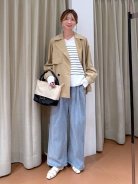 nami(Elura/ヤエチカ）さん（レディース・169cm）の春コーディネート