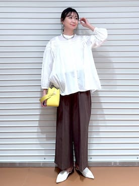 「LOWRYS FARM（ローリーズファーム）のチェーンネックレス　976398（ネックレス）」を使った、nami(Elura/ヤエチカ）さん（レディース・169cm）の夏コーディネート