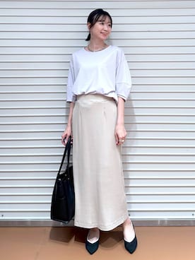 「LOWRYS FARM（ローリーズファーム）のチェーンネックレス　976398（ネックレス）」を使った、nami(Elura/ヤエチカ）さん（レディース・169cm）の春コーディネート