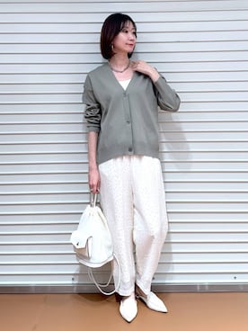 「LOWRYS FARM（ローリーズファーム）のチェーンネックレス　976398（ネックレス）」を使った、nami(Elura/ヤエチカ）さん（レディース・169cm）の春コーディネート