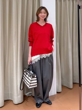 nami(Elura/ヤエチカ）さん（レディース・169cm）の春コーディネート